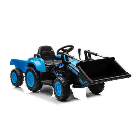 Traktor Na Akumulator Z Łyżką BW-X002A Niebieski