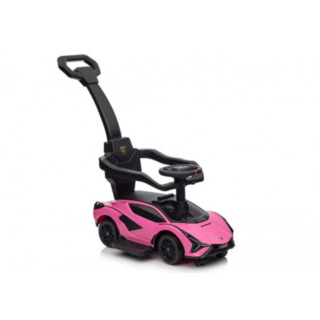 Lamborghini QLS-996T Ride-on toló rózsaszín