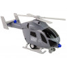 Katonai helikopter szürke hangfényszóró propellerek