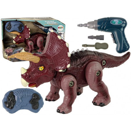 Forgó dinoszaurusz fúró műanyaggal