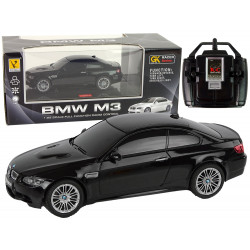 Auto R/C BMW M3 fekete távirányítós lámpák
