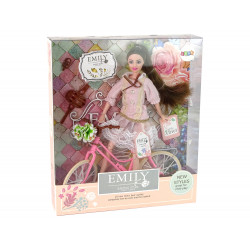 Baby Doll Emily Pink Kerékpáros sisak Virág