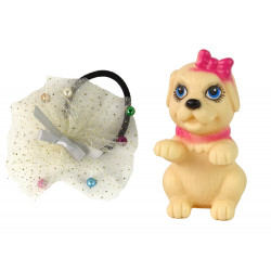 Baba gyerekeknek Emily, hosszú hajú kutya