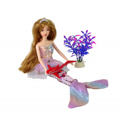 Emily the Mermaid Baby Doll rózsaszín kiegészítők