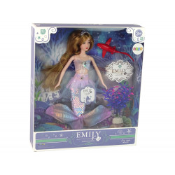 Emily the Mermaid Baby Doll rózsaszín kiegészítők