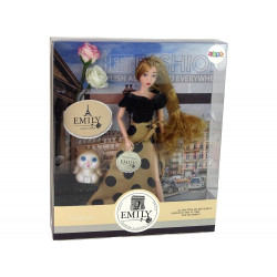 Emily baba Rose Cat hosszú hajjal