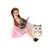 Baby Doll Emily Pigtails Cat Flowers
