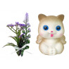 Baby Doll Emily Pigtails Cat Flowers