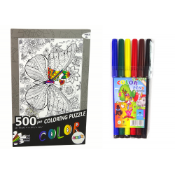 Rejtvények színezéséhez 500 elem pillangó