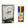 Rejtvények színezéséhez 500 elem pillangó