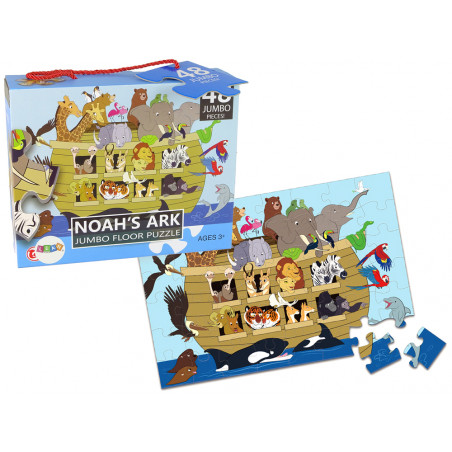Rejtvény gyerekeknek Noé bárkája Puzzle 48 Elem