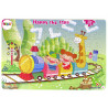 Oktatási Jolly Train Puzzle 120 darab