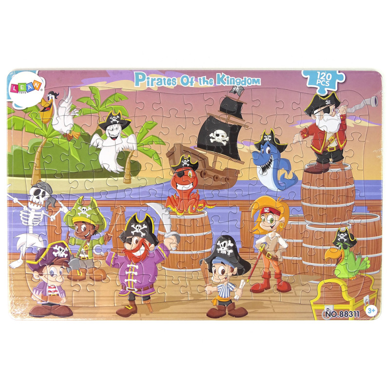 Oktatási puzzle Pirates Jigsaw Puzzle 120 darab