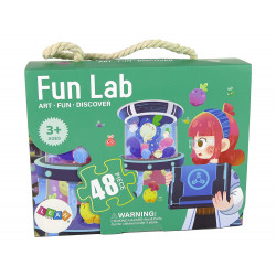 Rejtvények gyerekeknek Laboratóriumi Jigsaw Puzzle 48 elemből.