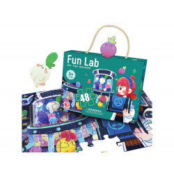 Rejtvények gyerekeknek Laboratóriumi Jigsaw Puzzle 48 elemből.