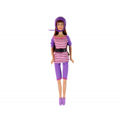 Lucy Doll Set Lila roller gördeszkás sisakok