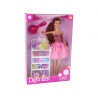 Lucy Doll rózsaszín ruhakiegészítő készlet XXL