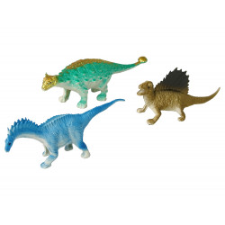 Dinoszaurusz figurák készlete, 9 darab színes