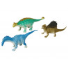 Dinoszaurusz figurák készlete, 9 darab színes