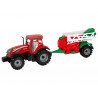 Mezőgazdasági Traktor Piros Permetezővel