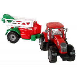 Mezőgazdasági Traktor Piros Permetezővel