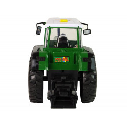 Zöld és fekete R/C távirányítós traktor