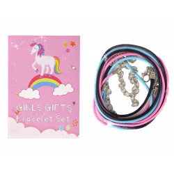 DIY Charms Unicorn karkötő készlet