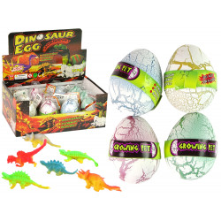 Keltető varázslatos dinoszaurusz tojástermesztés 6 cm fehér.