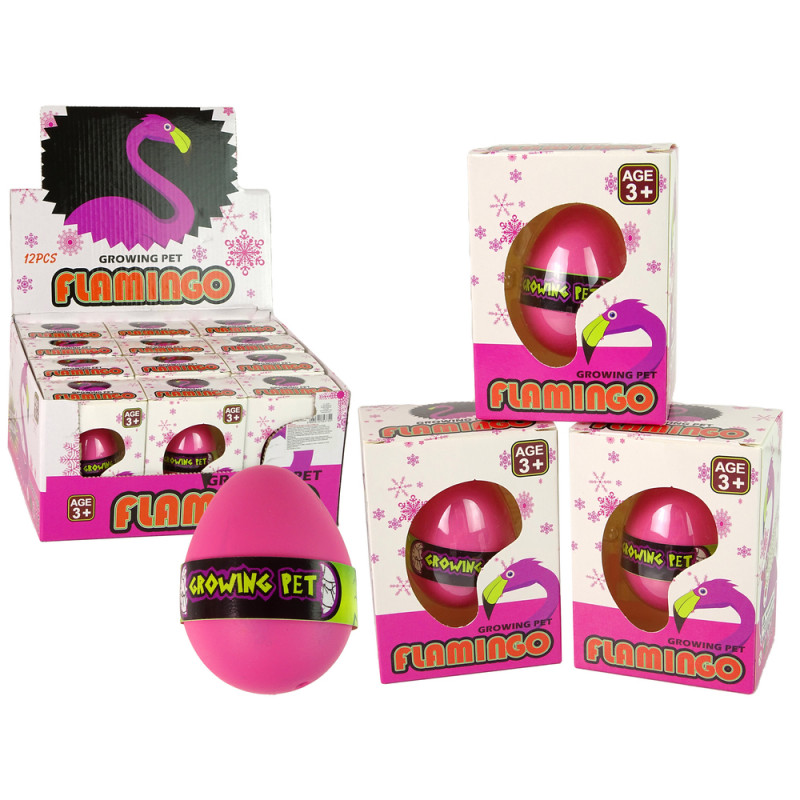 Növekvő Flamingo Egg 6cm Pink