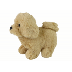 Sétáltató kutya interaktív játék Barking Beige