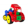 Nagy traktor traktor mezőgazdasági jármű figura gumi kerekek