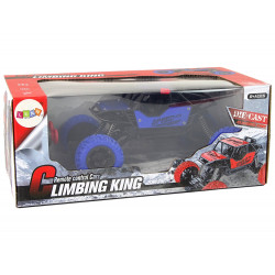 Távirányítós terepautó R/C 1:18 kék.