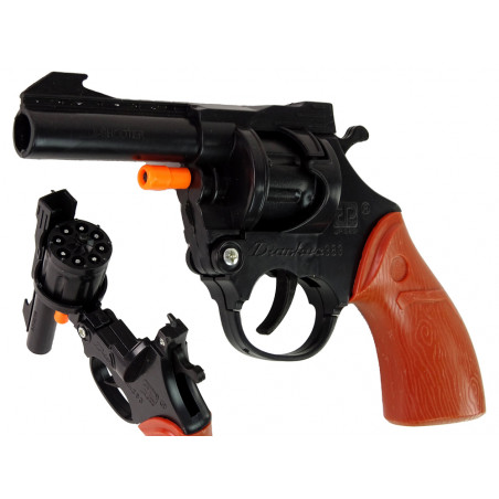 Cap Pistol Revolver Fekete