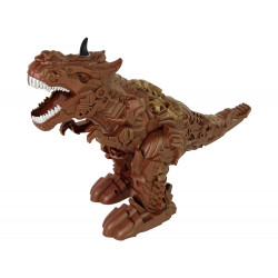 Távirányítós dinoszaurusz gőzprojektor barna