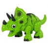 Interaktív dinoszaurusz Triceratops Steam Water Sound Green