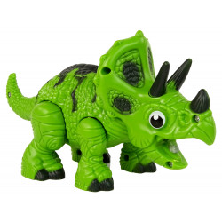 Interaktív dinoszaurusz Triceratops Steam Water Sound Green