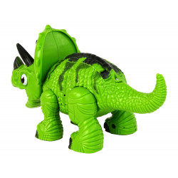 Interaktív dinoszaurusz Triceratops Steam Water Sound Green