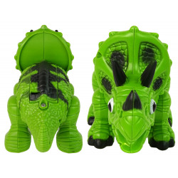 Interaktív dinoszaurusz Triceratops Steam Water Sound Green