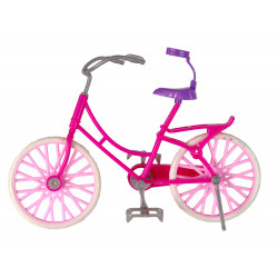 Baba egy kerékpáron rózsaszín