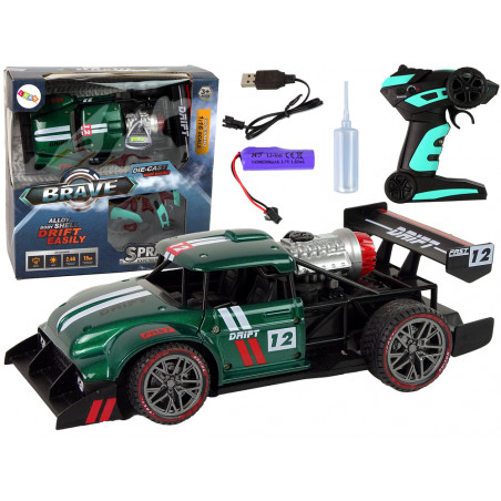 Távirányítós sportautó R/C 1:16 zöld.