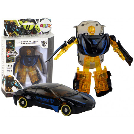 Szuperrobot autó 2 az 1-ben átalakítási méretarány 1:64