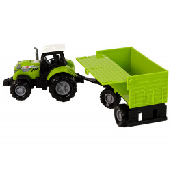 Traktor pótkocsival Green Farm