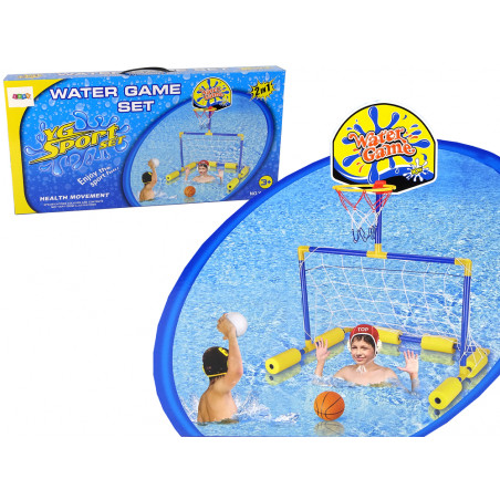 Water Play Set Goal Basket Balls 2 az 1-ben