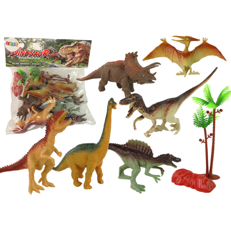 Dinoszaurusz figurák kiegészítők készlete 8 darab.