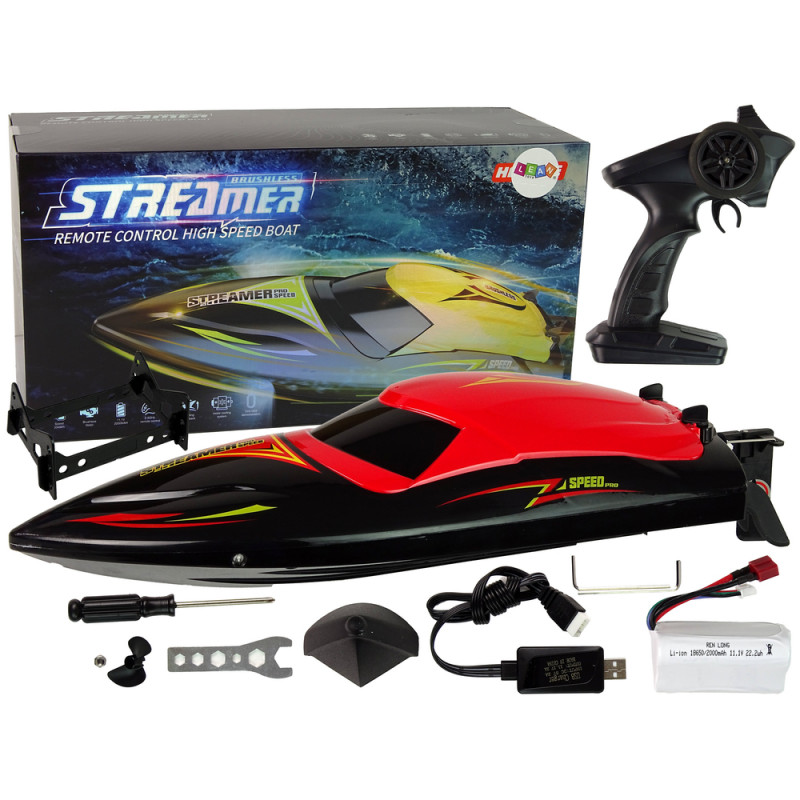 Motorcsónak R/C 2.4G Red 35 KM/H