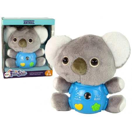 Koala-Projektor klingt interaktív Spielzeug grau