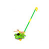 Happy Plane Pusher Stick Bell zöld