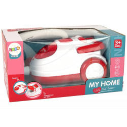 Porszívó piros hungarocell golyók