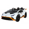 Fehér Lamborghini STO DRIFT elektromos jármű