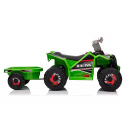 XMX630T zöld akkumulátoros quad utánfutóval